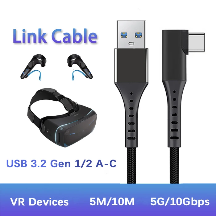Factory Wholesale 5M 3M USB Type C Cable 10 ft USB C Active Extension Data Cables Vr Cable