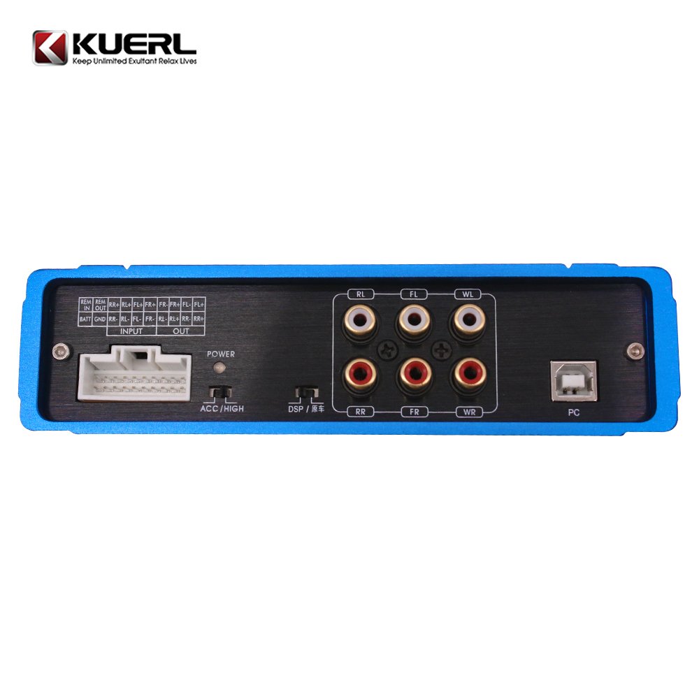 Hot Selling 31 EQ Car Audio Amplifier Processor Stereo DSP Car Amplifier Support Computer / Android Phone