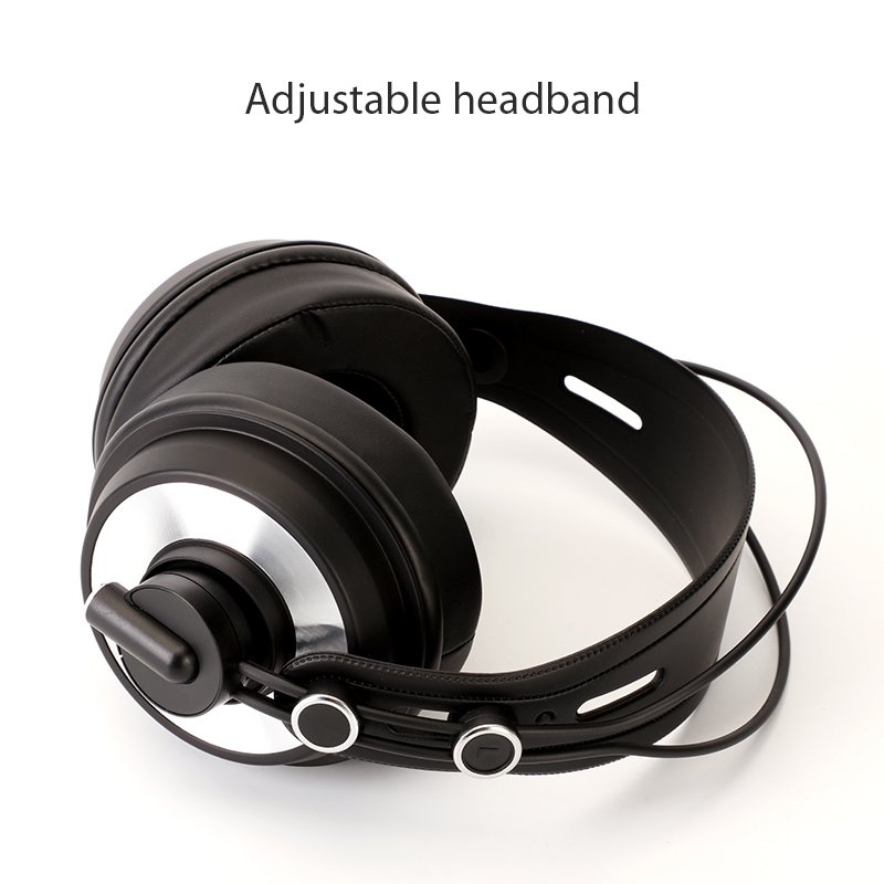 Manufacture customize wired stereo headset over ear studio monitor noise canceling headphones for mixer CDJ computer