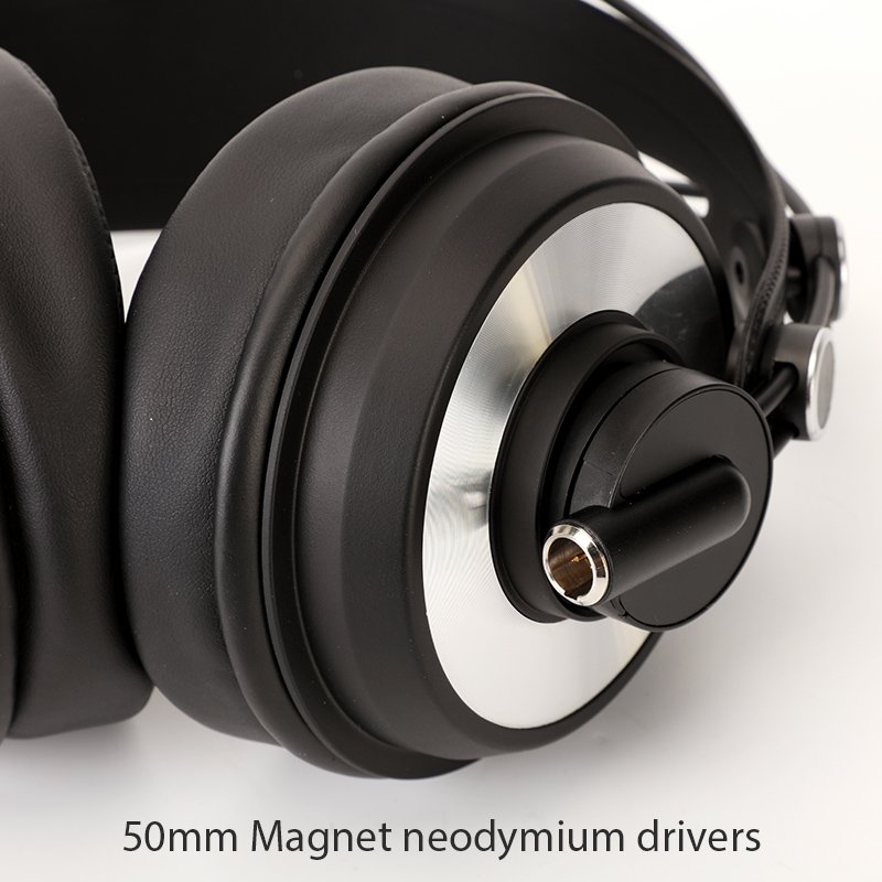 Manufacture customize wired stereo headset over ear studio monitor noise canceling headphones for mixer CDJ computer