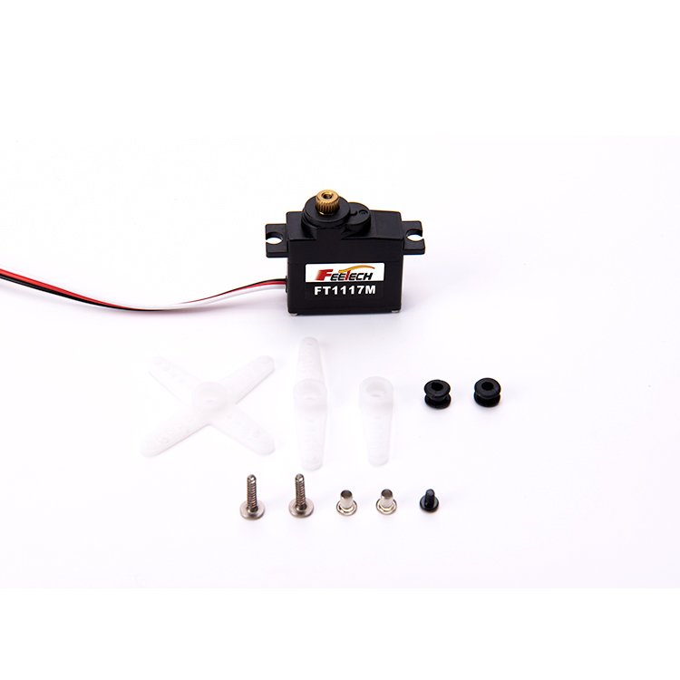 OEM Factory FT1117M High Torque 4.5KG Digital MG 17g RC Steering Servo for 1/18 1/24 Car Quadcopter & Robot AirPlane