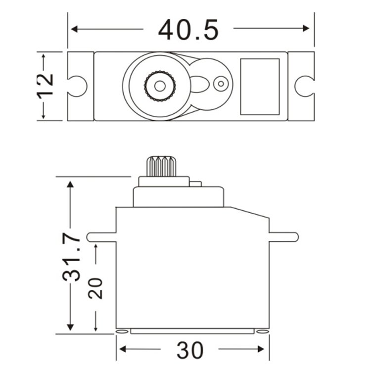 OEM Factory FT1117M High Torque 4.5KG Digital MG 17g RC Steering Servo for 1/18 1/24 Car Quadcopter & Robot AirPlane