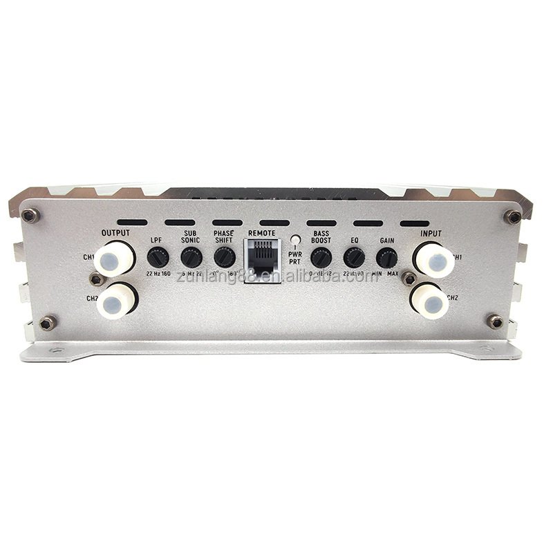 Heatsink Car Bass Amplifier Peak 7500W Class D Car Amplifier Monoblock Factory OEM Aluminium Aluminum Universal RMS 1000W 1 Ohm