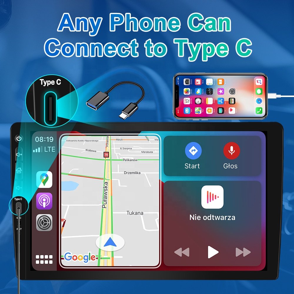New Product 9 inch autoestereo Ram 2GB Rom 32/64GB BT Wifi Mirror Link DSP Android Auto Carplay 1 Din Car DVD Player