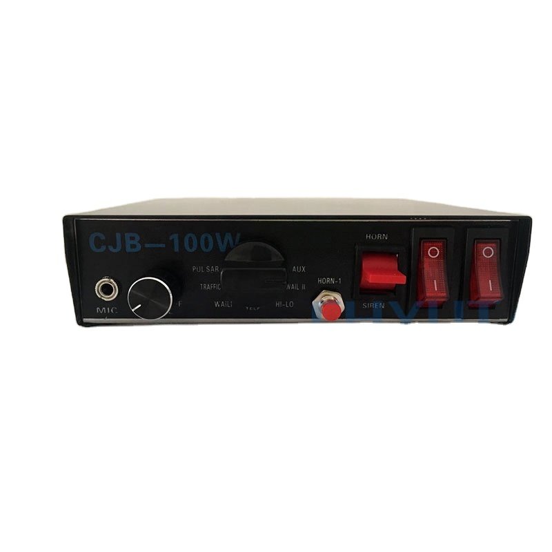 Electronic Warning Siren for Auto Portable Alarm Siren Speaker Remote CJB-100W 200W Amplifier 12v Car Amplifiers Audio Stereo