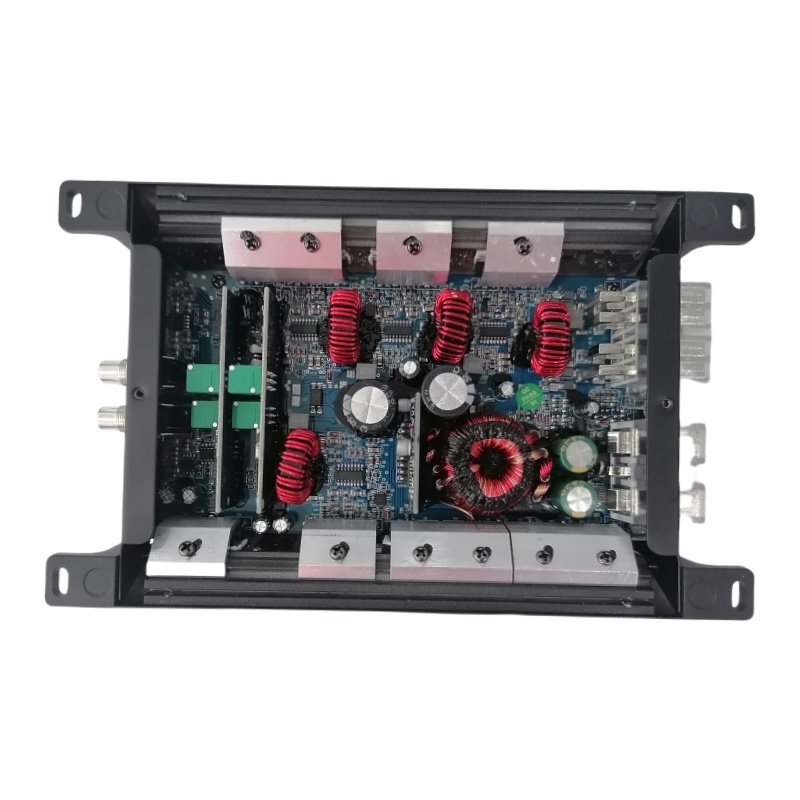Factory Direct Sales Bulk Order Wholesale Die Casting High End Car Amplifier 4 Channel 200W Class D Car Amplifier 800.4