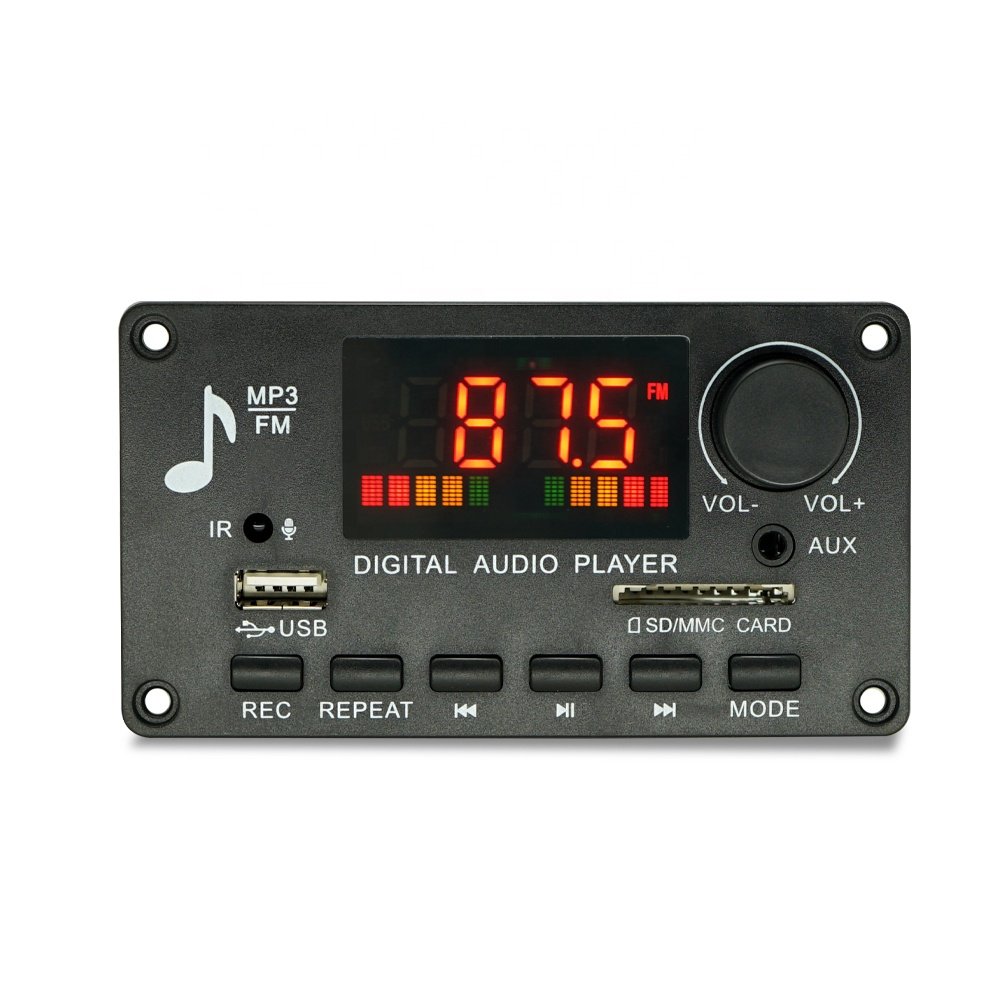 DC7V-26V AMP 2x40W BT Wireless Audio Speaker USB MP3 Player Module Power Amplifier Board Kit With Volume Turn Knob