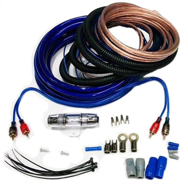 High Quality True 4 Gauge Car Amplifier Install Kit 4awg/8awg/10awg OFC CCA Car Amplifier Wiring Kit