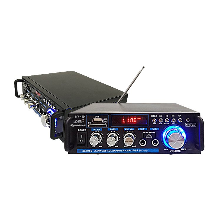 12V/24V&220V/240V Black Car Amplifier 4 Channel Sound Digital Auto Audio Power Amplifier Used Home Car Truck