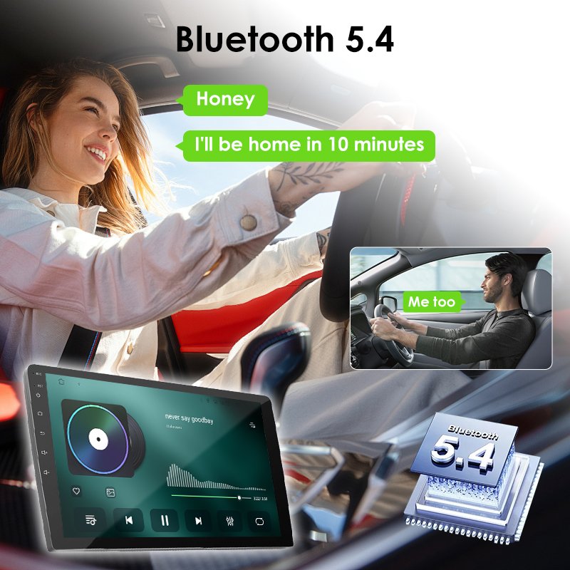 Carplay Screen Stereo 10.26 Inch HD Wireless Portable Car Buddy Touch Screen Radio Apple Car Play & Android Auto Carplay Screen