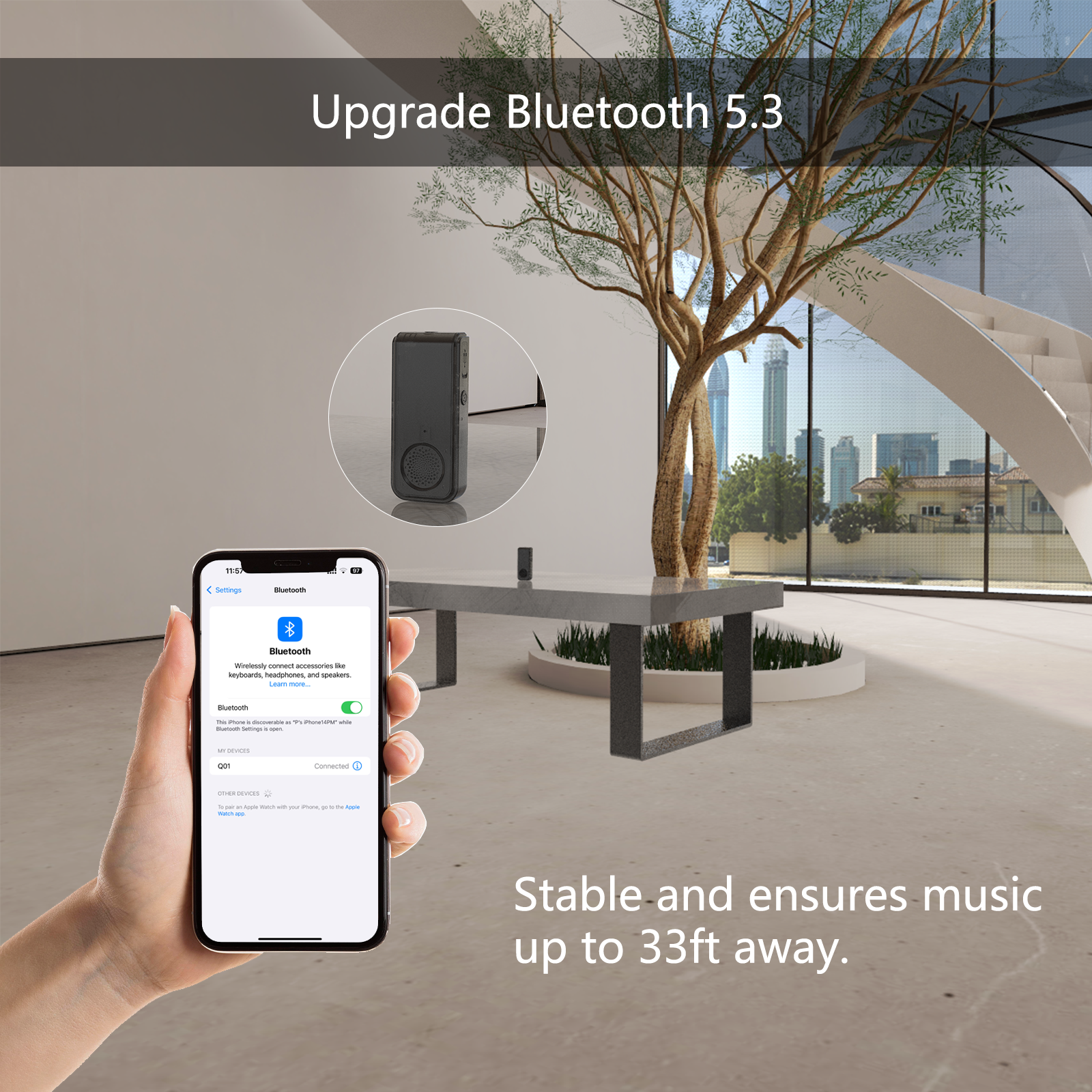 Wearable Waterproof Bluetooth Speaker Handsfree Noise Reduction Dustproof Clip-On Wireless Portable Bluetooth Speakers