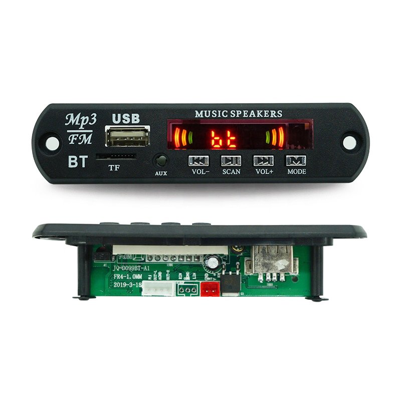 Blue. Tooth 5.0 MP3/WMA/WAV/APE/FLAC Decoder Board Car Audio USB TF FM Radio Module MP3 Blue. Tooth Music Player