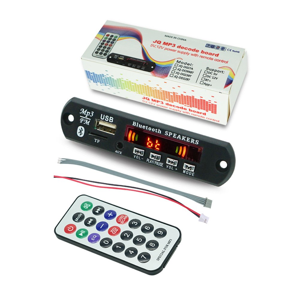 Blue. Tooth 5.0 MP3/WMA/WAV/APE/FLAC Decoder Board Car Audio USB TF FM Radio Module MP3 Blue. Tooth Music Player
