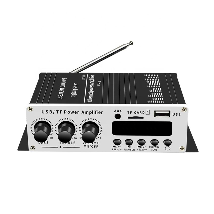 Wireless BT Stereo Power Amplifier 20W Dual Channel Sound Audio Stereo Receiver for Home Computer Via RCA