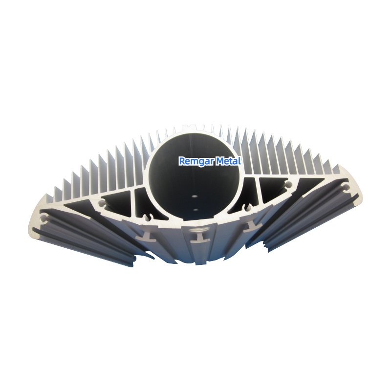 Oem New 6063 Extruded Heatsink Heat Sink Radiator Cnc Machining Electronic Extrusion Aluminum Profile for Led