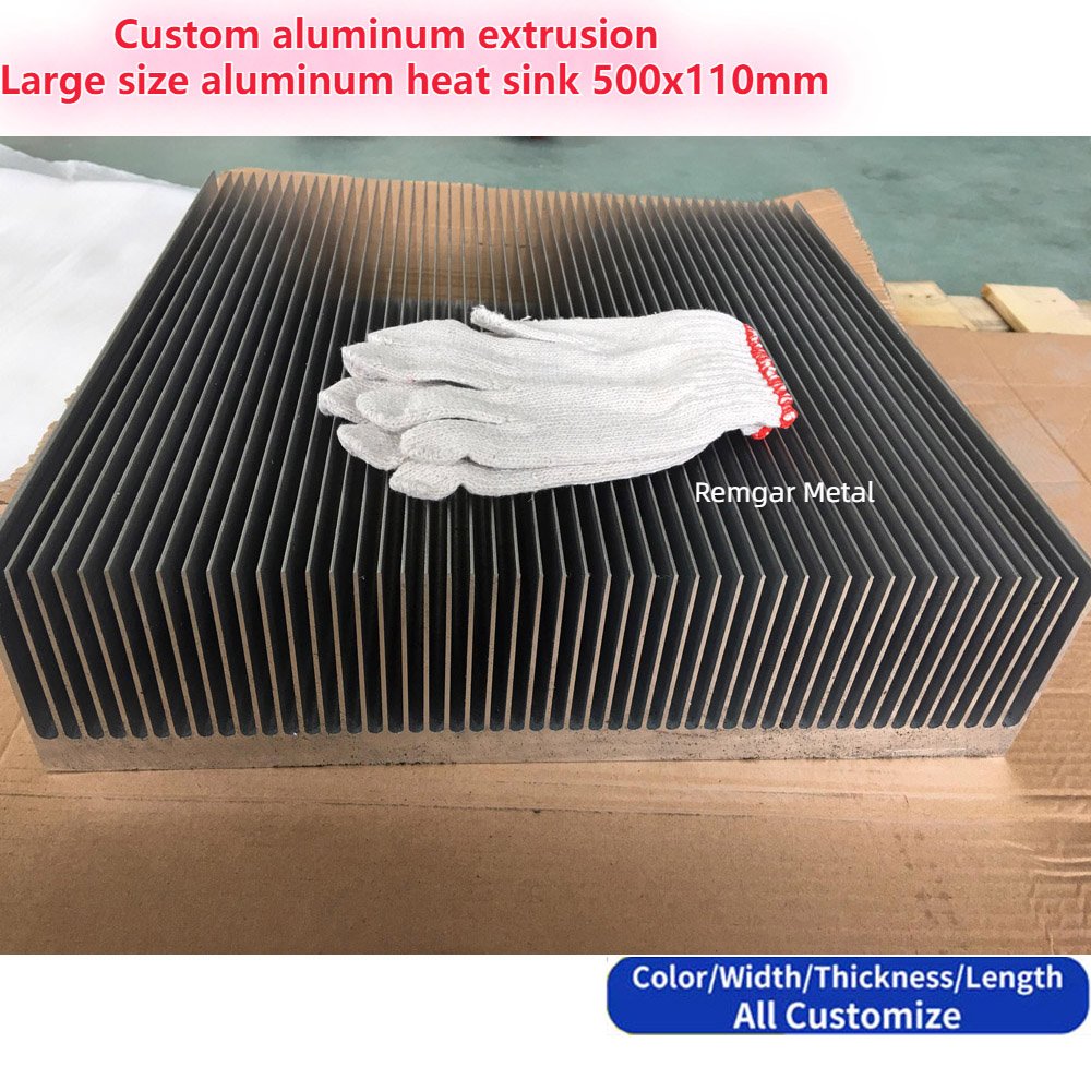 Oem New 6063 Extruded Heatsink Heat Sink Radiator Cnc Machining Electronic Extrusion Aluminum Profile for Led