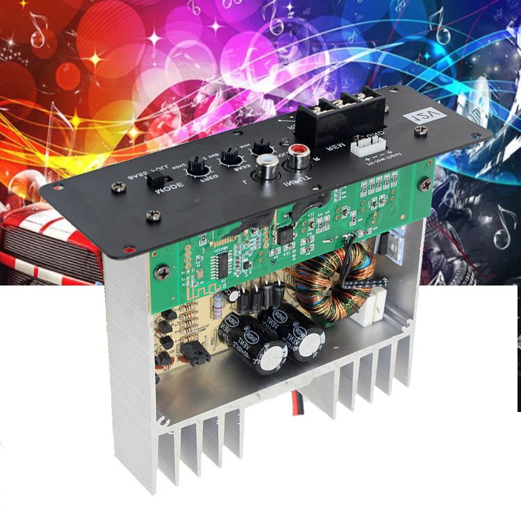 Car Amp Amplifier 12V High Power Speaker Subwoofer Audio Amplifier for Cars