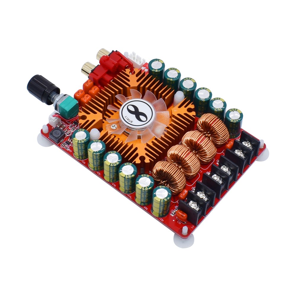 TDA7498E 2X160W Dual Channel Audio Amplifier Board, Support BTL Mode 1X220W Single Channel, for Car Vehicle Computer TDA7498E