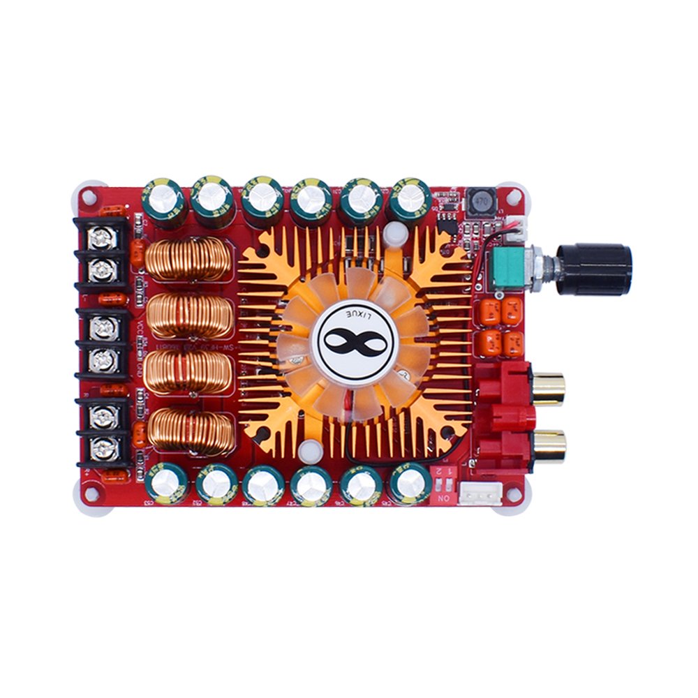 TDA7498E 2X160W Dual Channel Audio Amplifier Board, Support BTL Mode 1X220W Single Channel, for Car Vehicle Computer TDA7498E
