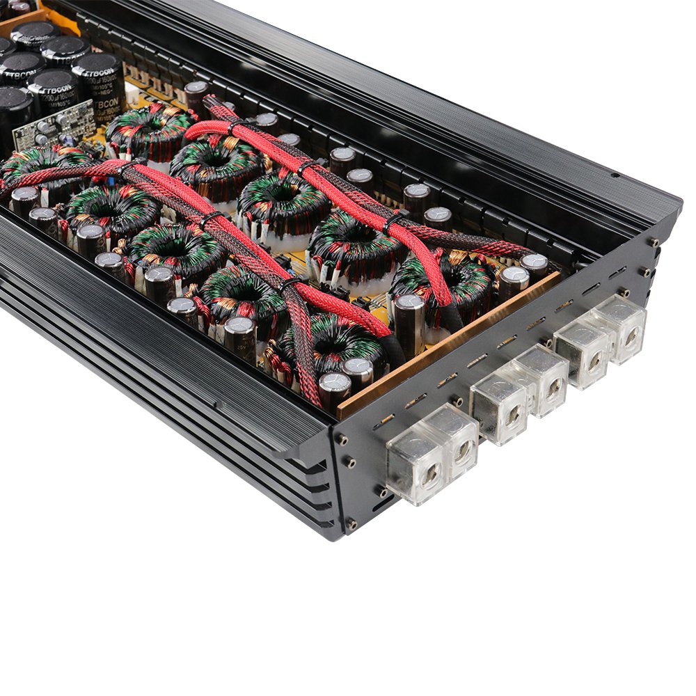 Real Power 20000W RMS Teampie 20K Car Amplifier Korean Solution Stable at 1 Ohm
