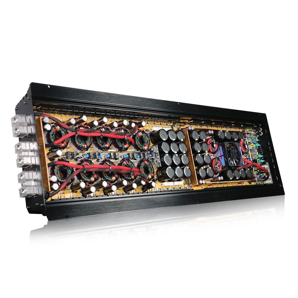 Real Power 20000W RMS Teampie 20K Car Amplifier Korean Solution Stable at 1 Ohm