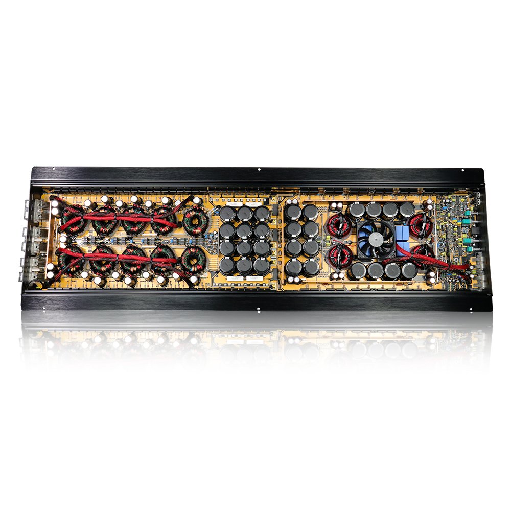 Real Power 20000W RMS Teampie 20K Car Amplifier Korean Solution Stable at 1 Ohm