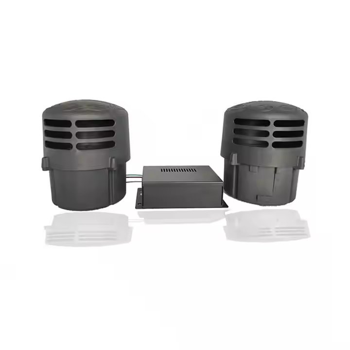 100W/200W DC12V Low Frequency Siren Speaker Car Warning Siren Federal signal Siren Amplifier for Emergency First Responder