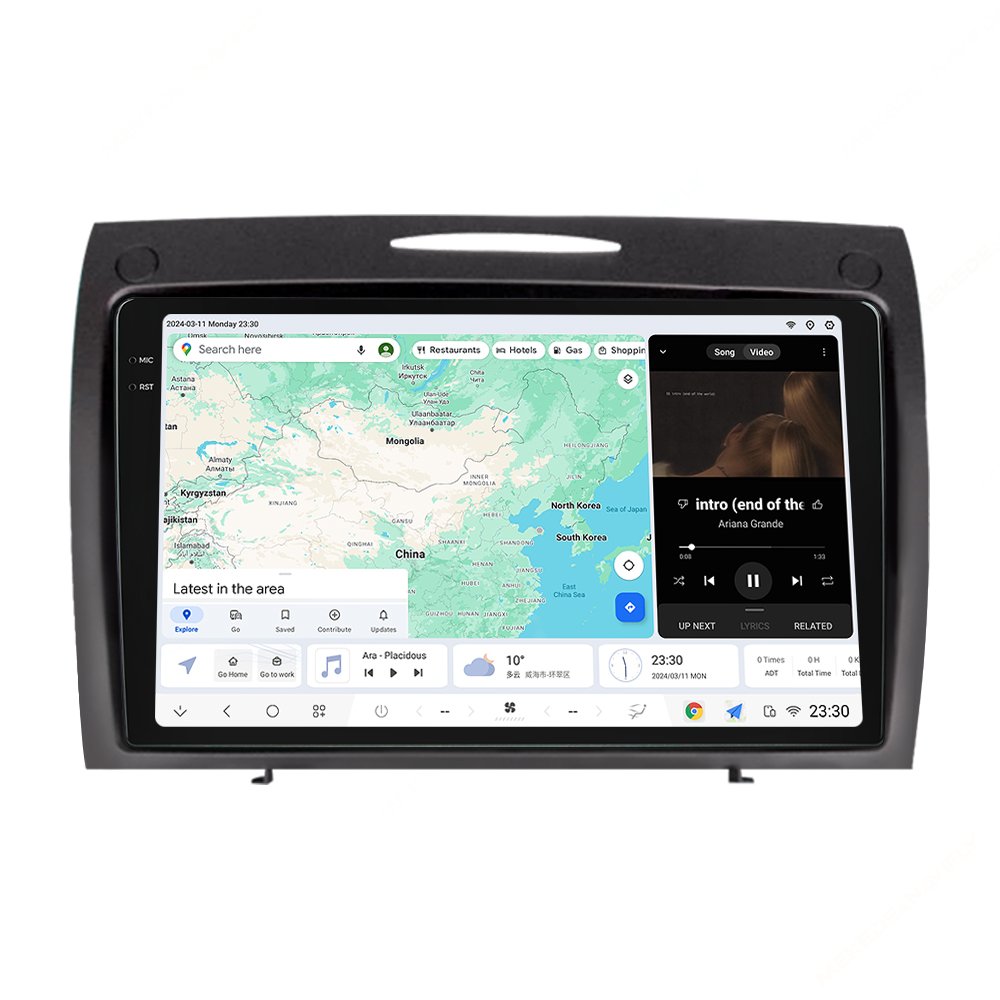 MEKEDE Android Car Video Car Stereo Car Radio DUDU 2K Touch Screen 12+512GB 7870 System for BENZSLK-CLASS