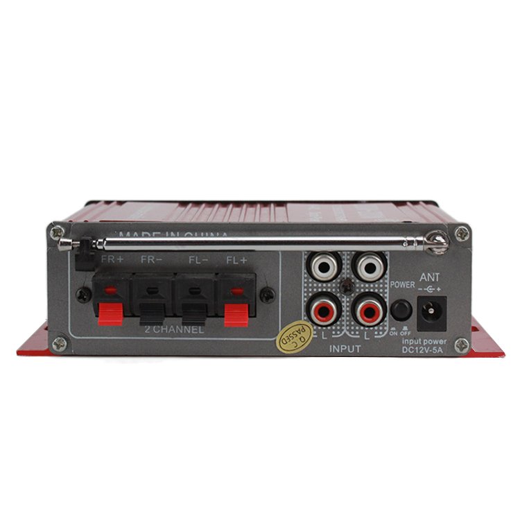 12V Hifi 2 Channel Class Car Audio Amplifiers BT Wireless Mini Amplifier