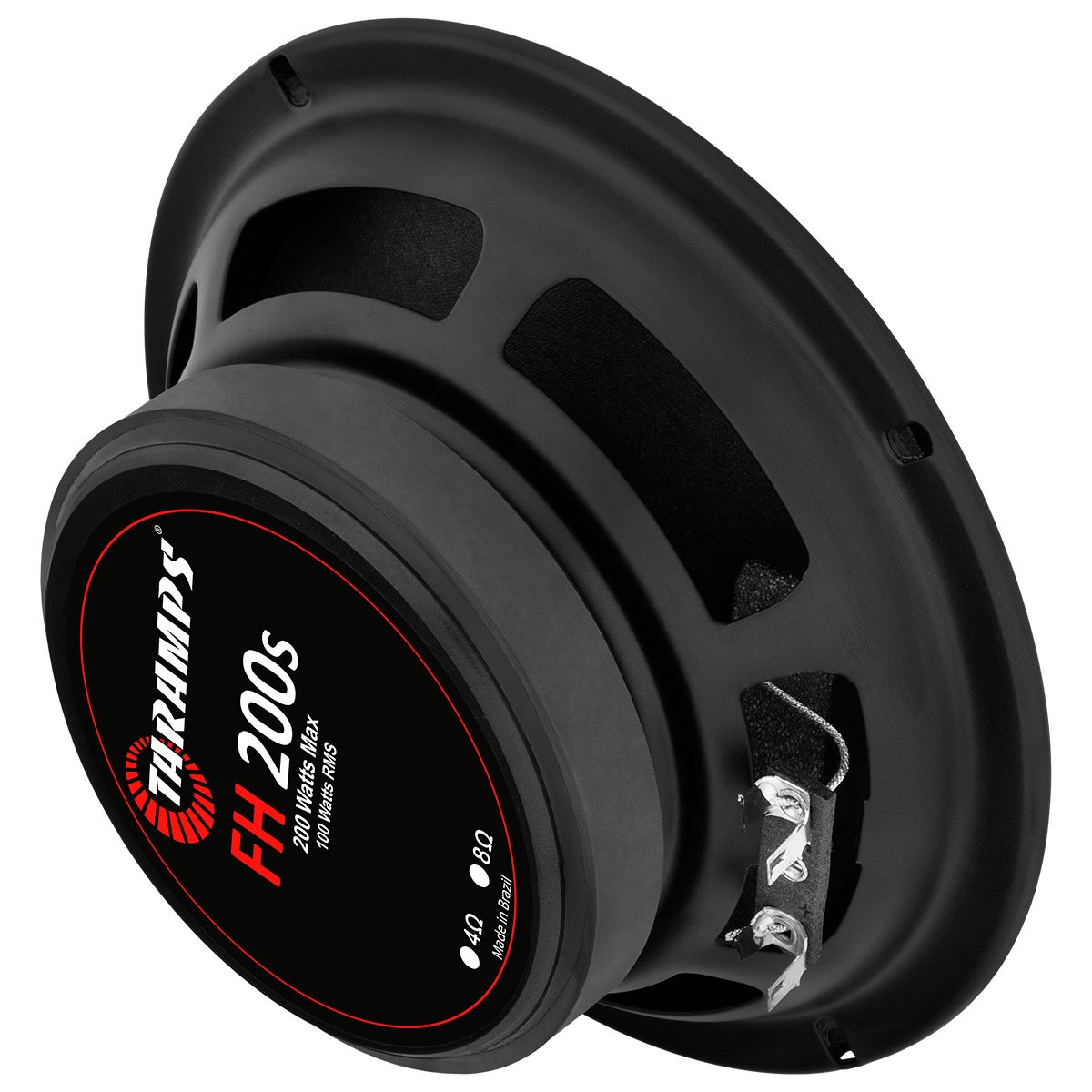 Taramps 6" FH 200S 4 or 8 Ohms Car Audio Speaker 100 Watts Rms 200W Max Woofer Mid Bass to Mid High Loudspeaker 6 Inches Full