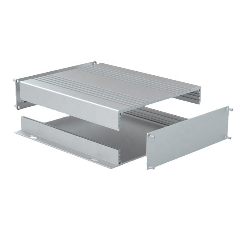 Split Metal Hifi Amplifier Casing Custom Industrial Extruded Aluminum Alloy Wall Mounted Car Amplifiers Electrical Enclosure