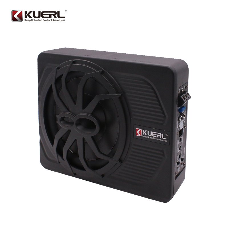 New Model 10 Inch 800W Auto Under Seat Super Thin As 5.5mm Active Subwoofer Slim Amplifier Subwoofer for Car