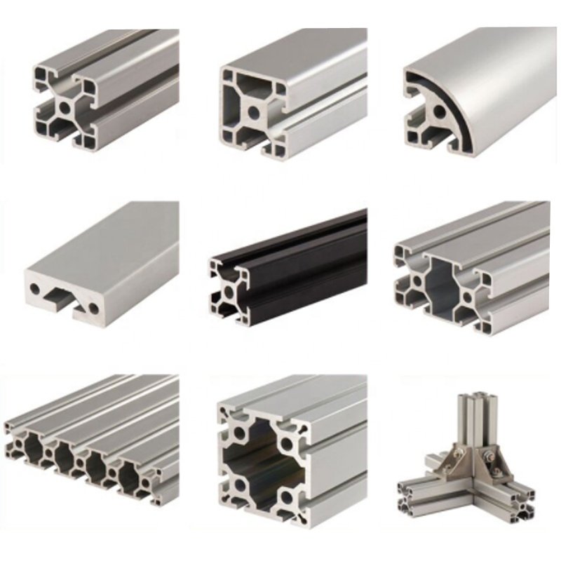Aluminium Extrusion 1010 2020 3030 4040 4545 3090 3060 4080 8080 Vslot T Slot Profiles for Pergola Gazebo