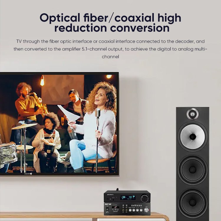 BRZHIFI DAC Chip AK4499 Aluminum Alloy BT 5.3 LDAC APTX Audio Music Home Decoder Hifi Amplifier