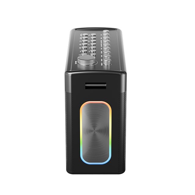 2024 woofer megaphone karaoke system boombox DJ smarts speakers professional sound portable wireless speakers with led light
