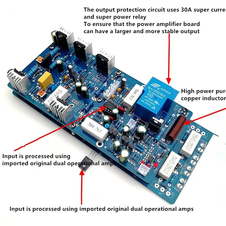 650W Mono Power Amplifier Transistor 5200 1943 Original High Power Tube Amp Board1943 5200 Amplifier Board
