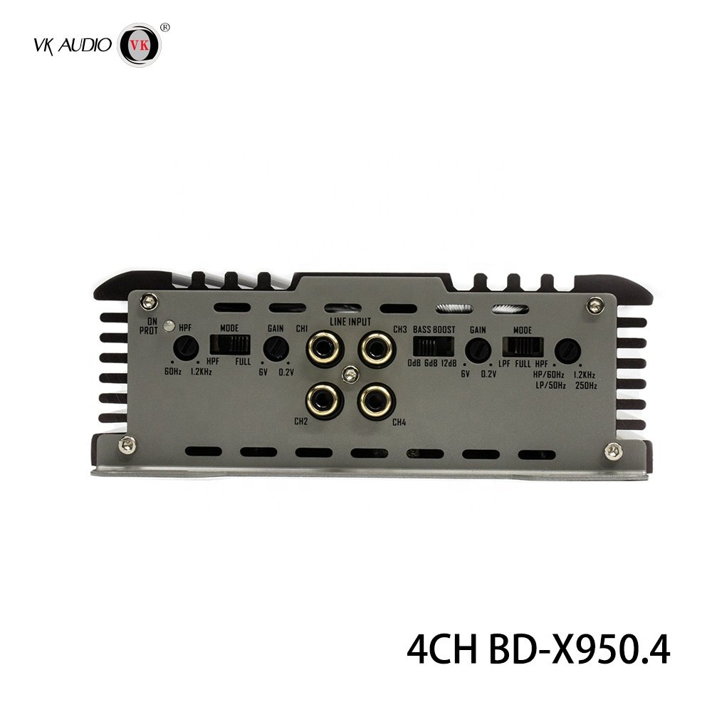 High-power Car Audio Modified Power Amplifier Four-channel Four-way Car Amplifier