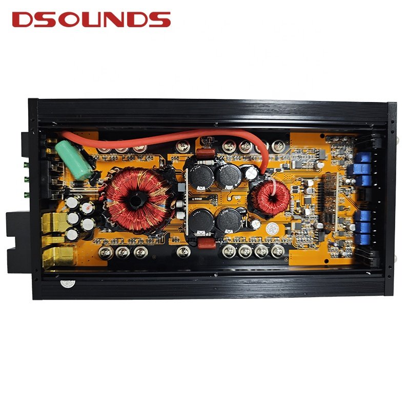 Class D Car Amplifier 1800Wrms Monoblock Car Audio Amplifier Bass Amplifier for Car Subwoofers