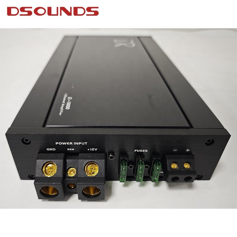Class D Car Amplifier 1800Wrms Monoblock Car Audio Amplifier Bass Amplifier for Car Subwoofers