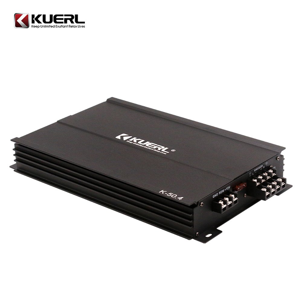 New Best-selling Car Amplifier RMS 4*50W 12V 4 Channel High Power Professional Car Subwoofer Amplifier
