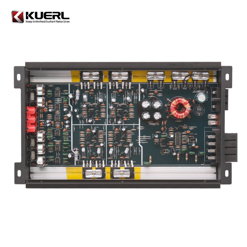 New Best-selling Car Amplifier RMS 4*50W 12V 4 Channel High Power Professional Car Subwoofer Amplifier