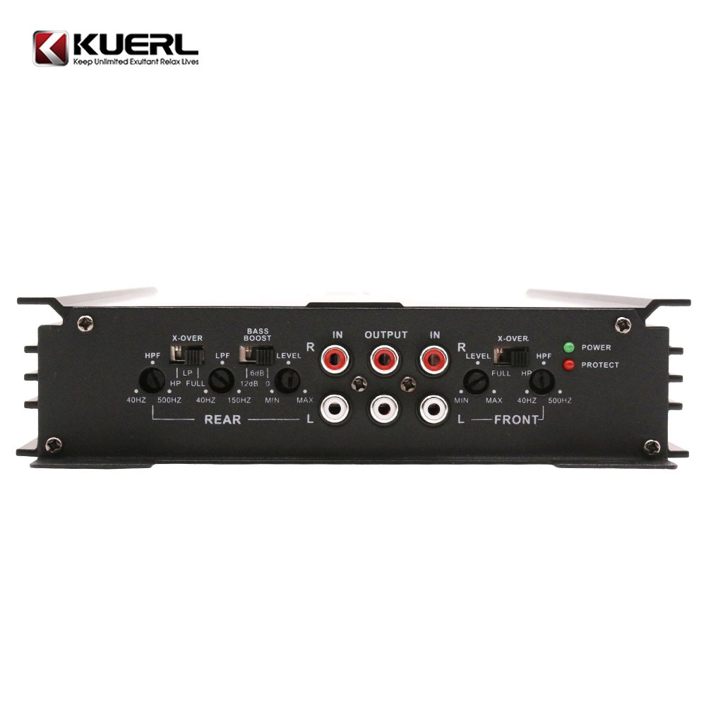 New Best-selling Car Amplifier RMS 4*50W 12V 4 Channel High Power Professional Car Subwoofer Amplifier