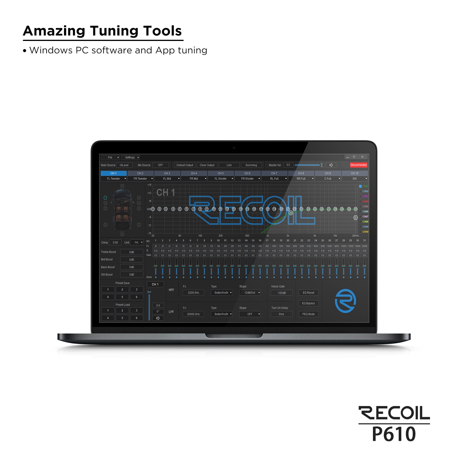 DSP Amplifier P610PRO Raises the bar to a New Level, and Not Just in Terms of Sound Quality.