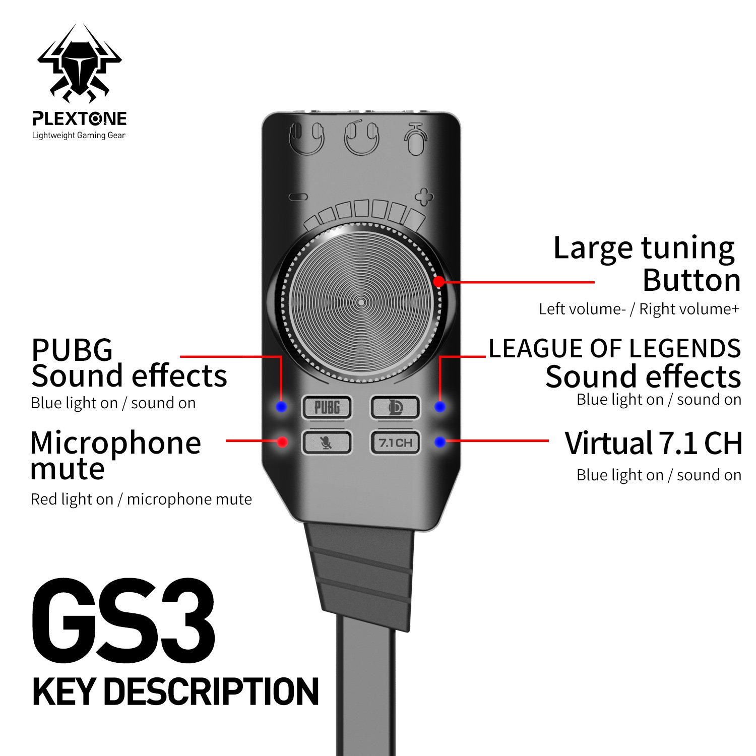 Gaming Sound Card USB Audio Interface External 3.5mm Microphone Audio Adapter Soundcard for Laptop PS4 Headset USB Sound Card