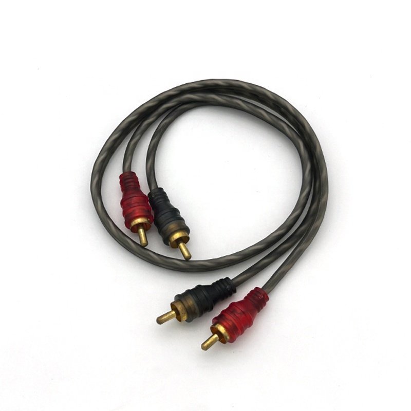 Good Price OFC Audio signal Cable High Quality Car Audio RCA Cable Amplifier RCA Connector 5m RCA Cable for Car