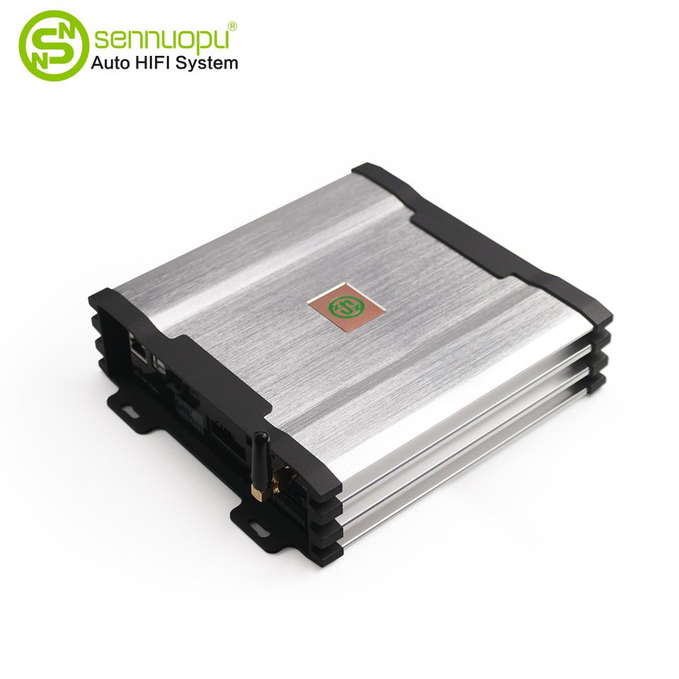 Sennuopu X812B 12 Ch Car Audio DSP 8 Ch AMP 50 Watts RMS Power with HD Bluetooth for BMW Universal Audio Sounds Card Class AB