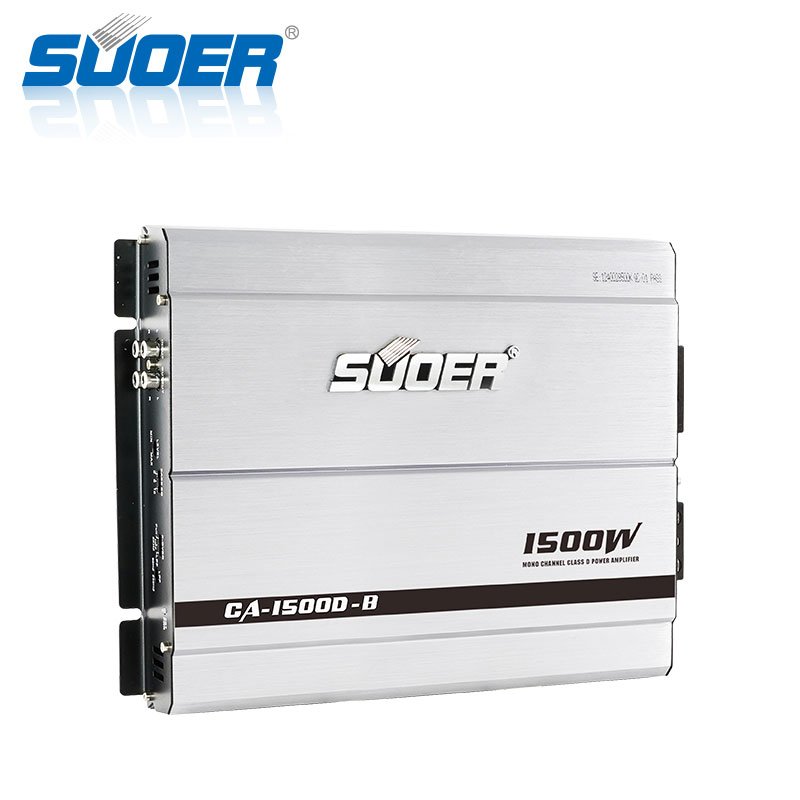 Suoer CA-1500D-B Monoblock Car Power Audio Auto Power Amplifier Manufacturing Car Amplifier Mini