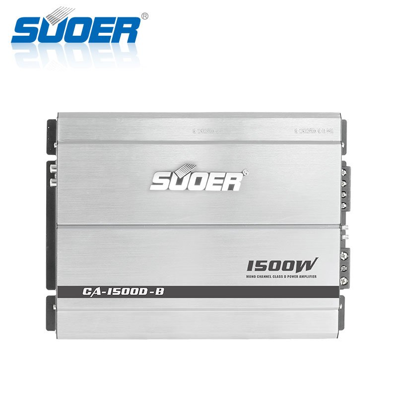 Suoer CA-1500D-B Monoblock Car Power Audio Auto Power Amplifier Manufacturing Car Amplifier Mini