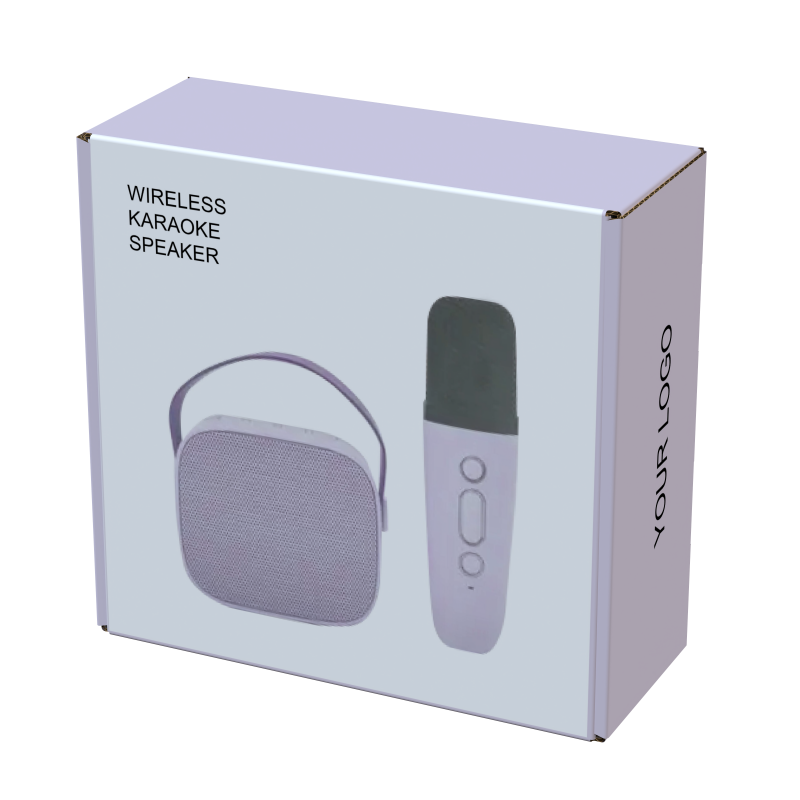 Custom Portable Karaoke Product Packaging Box Microphone And Speaker Paper Packaging Box Recyclable Smart Audio Box Packaging