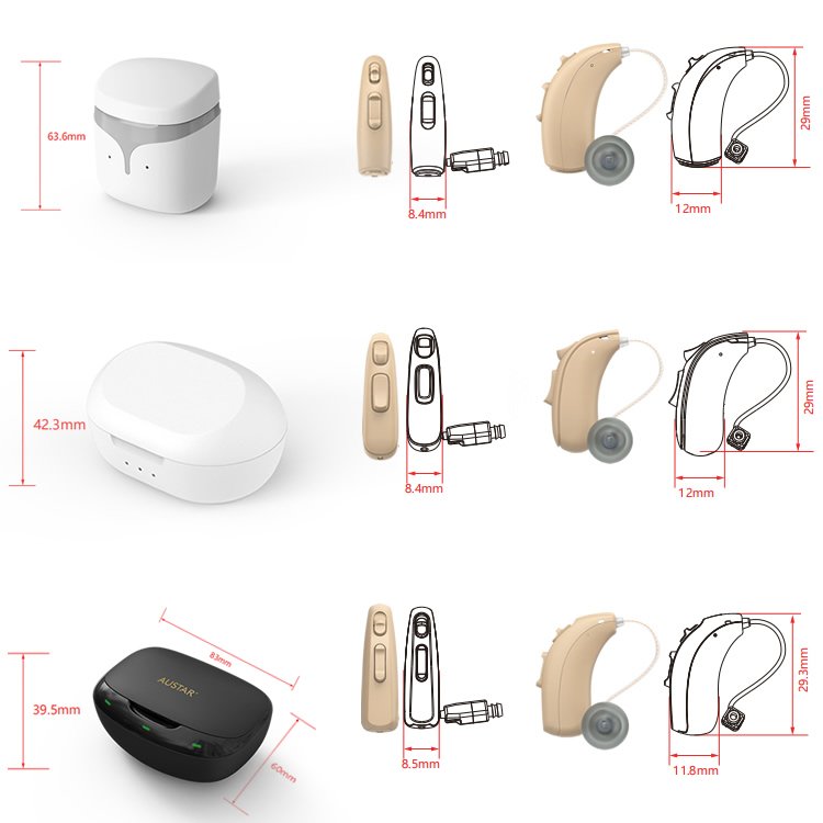 AUSTAR rechargeable deafness hearing aids Not aid hearing amplifier
